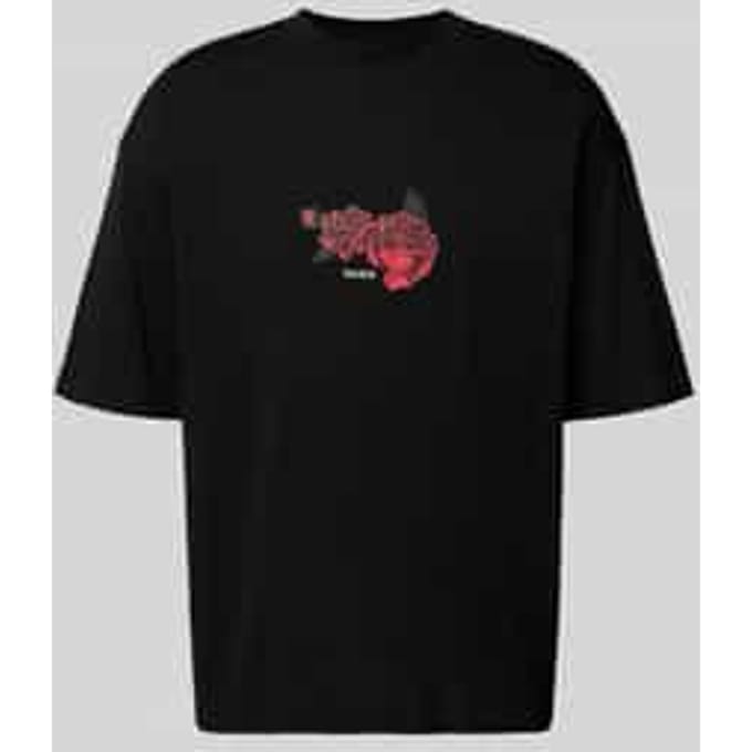 Oversized T-shirt van puur katoen model 'DOMANS'
