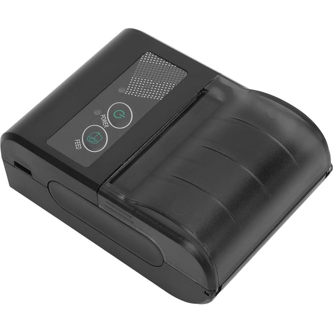 58mm Thermische Bonprinter 203dpi Snelle Stabiele Overdracht USB Bluetooth Draagbare Rekening Ticket black