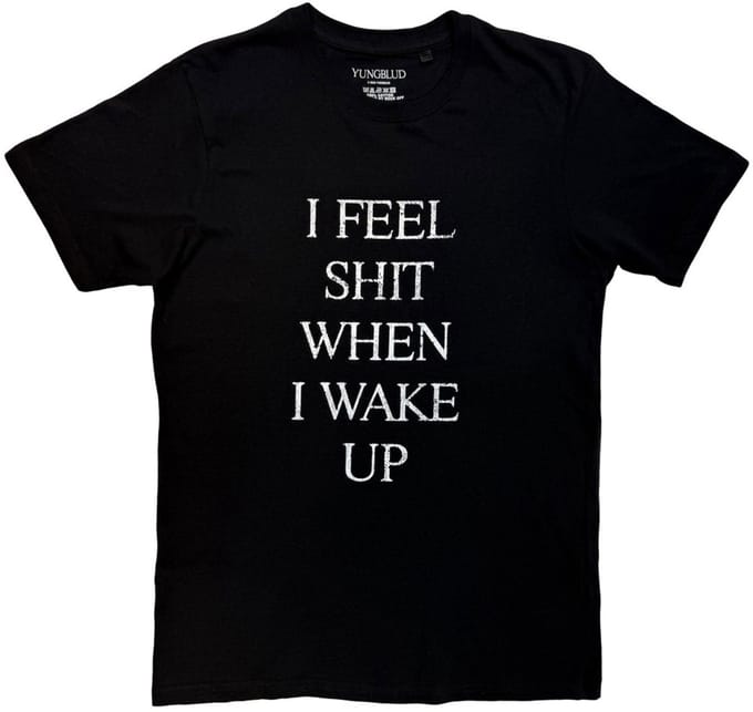 Yungblud - I Feel Like Shit Heren Tshirt - S - Zwart