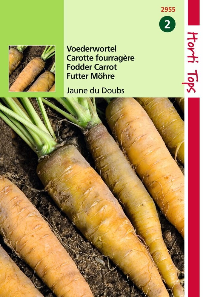 2 stuks - Hortitops - HT Wortelen Lobbericher, gele