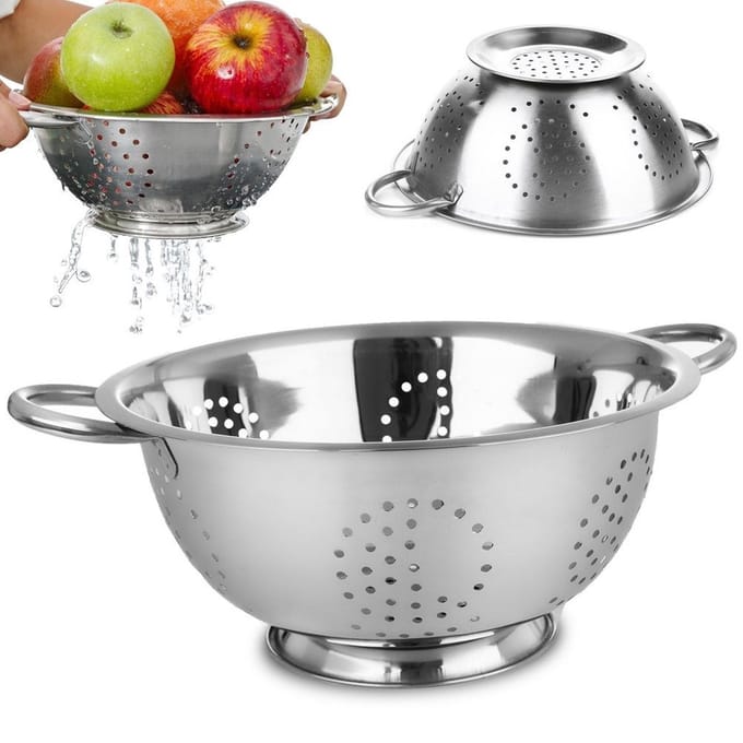 Vergiet Edelstaal 28 cm - Zeef Keuken