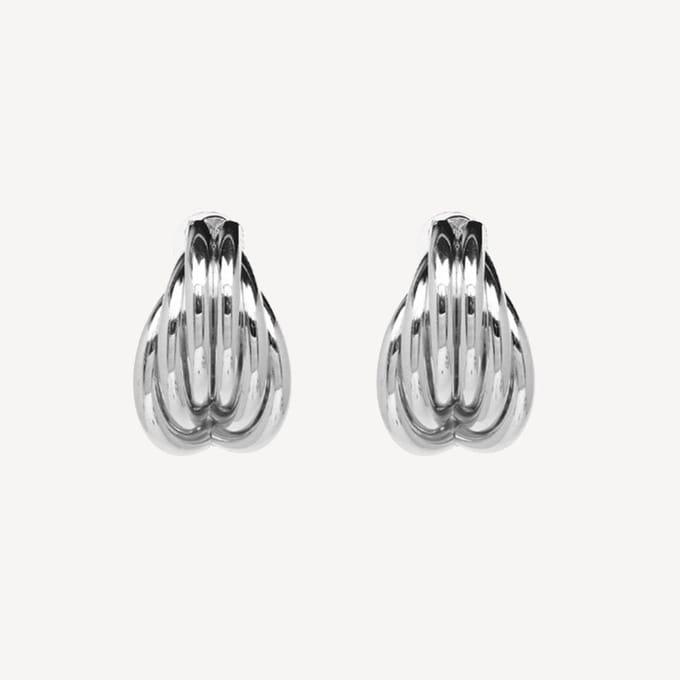 Margot Bardot Anna Oorbellen Silver