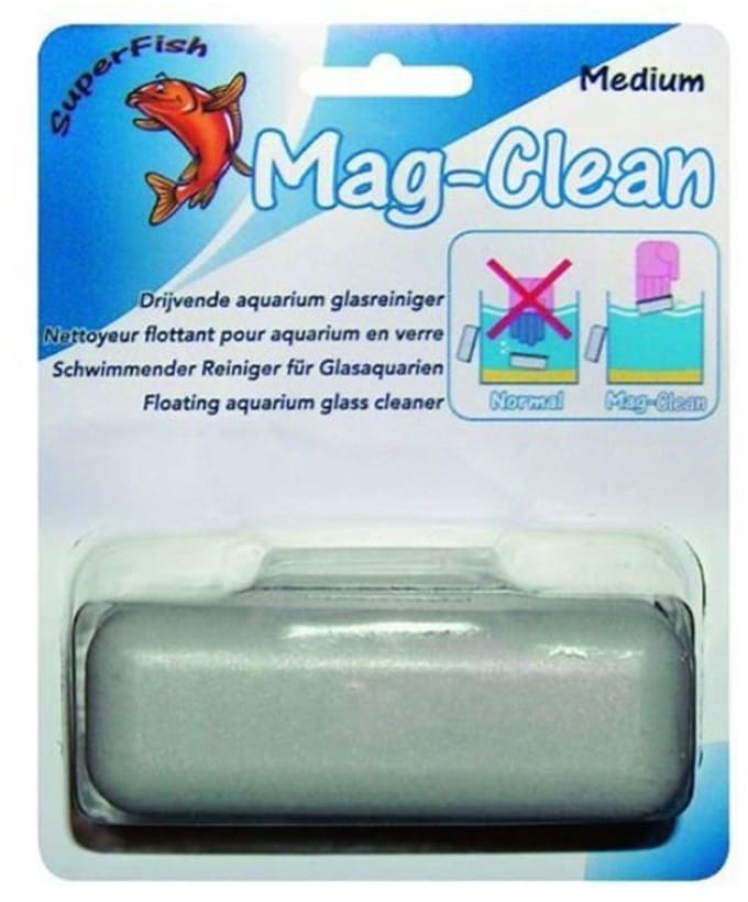SuperFish Mag Clean - Aquarium - Glasreiniger - Drijvend - Large