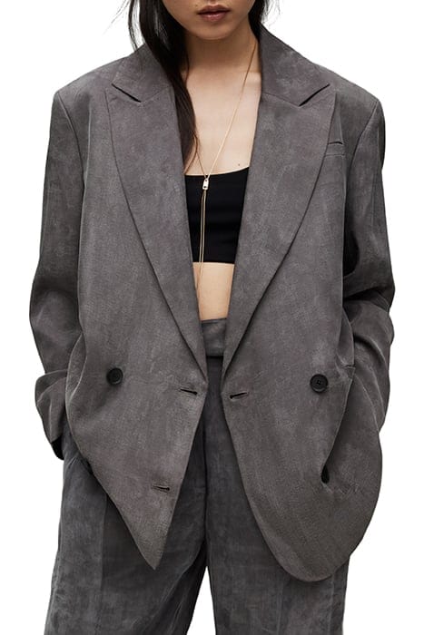 AllSaints Elle Blazer Grey Taglia: 44 | Blazers Outlet | Donna | Grigio