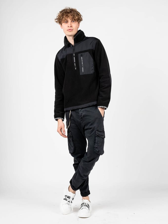 Diesel blouse S-Trail Mannen zwart
