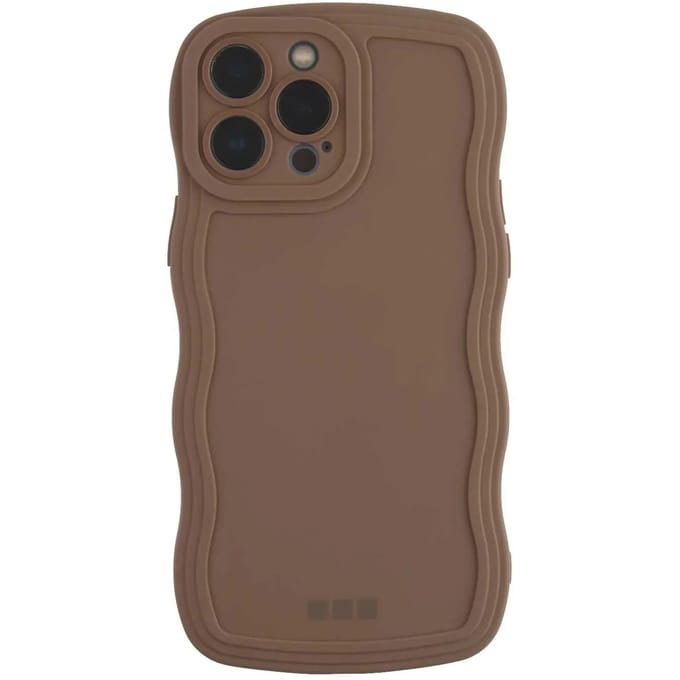 2+1 | IPhone Hoesje Curve - Bruin