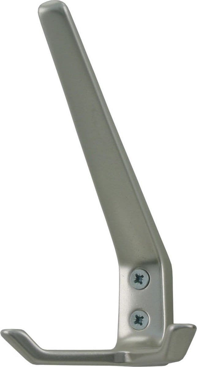 IMPRESSO kapstokhaak dubbel - 175 mm - Alu F1