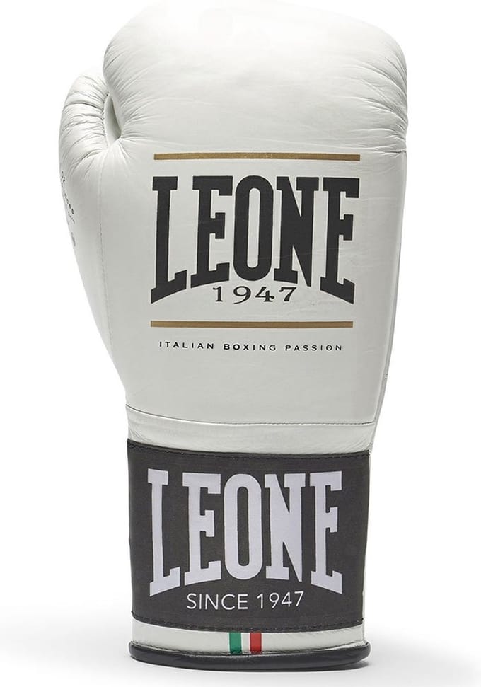 Leone1947 Shock Plus Kunstleren Bokshandschoenen Wit 8 oz