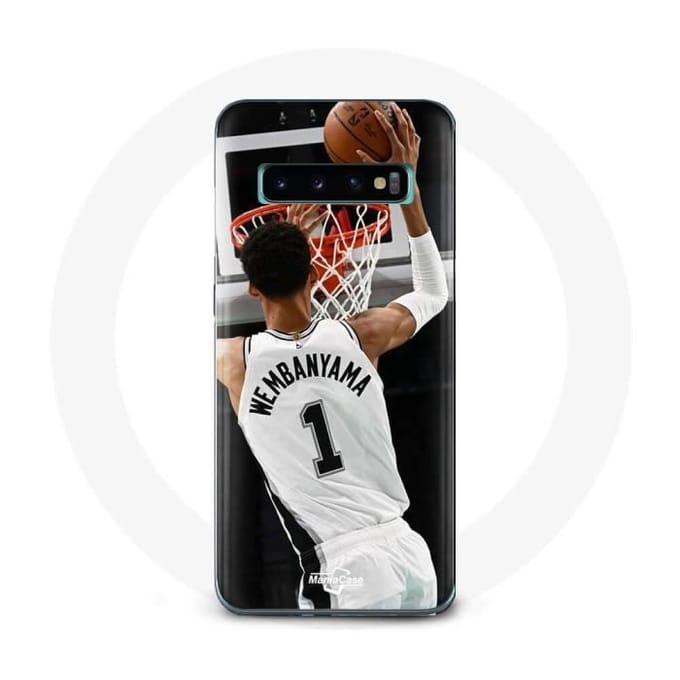 Samsung Galaxy S10 hoesje Victor Wembanyama #1 San Antonio Spurs Dunk