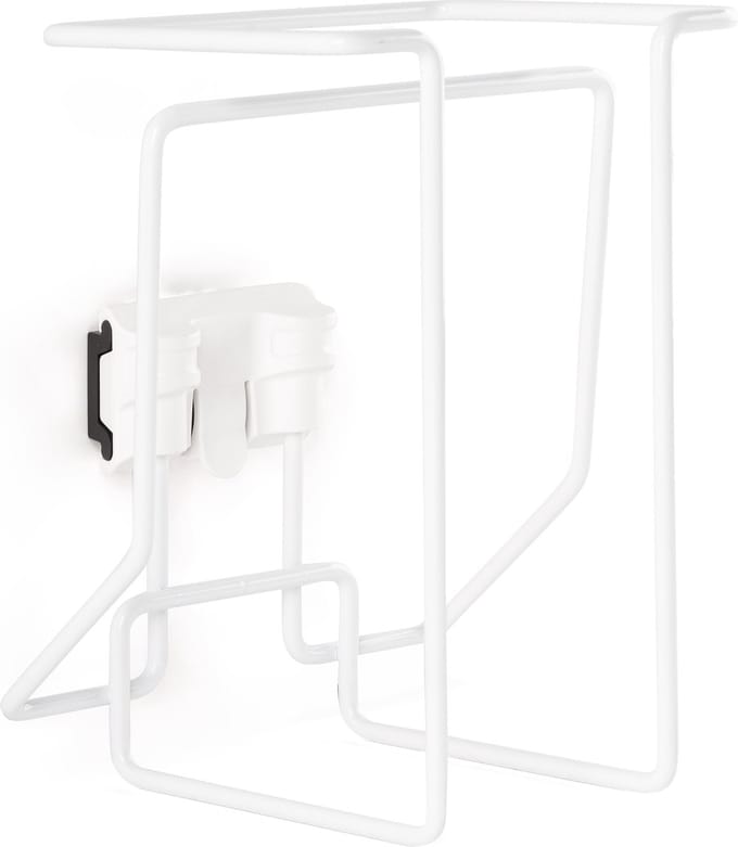 Toolflex Multifunctionele Houder voor Wegwerphandschoenen - Wand en Railmontage Wit