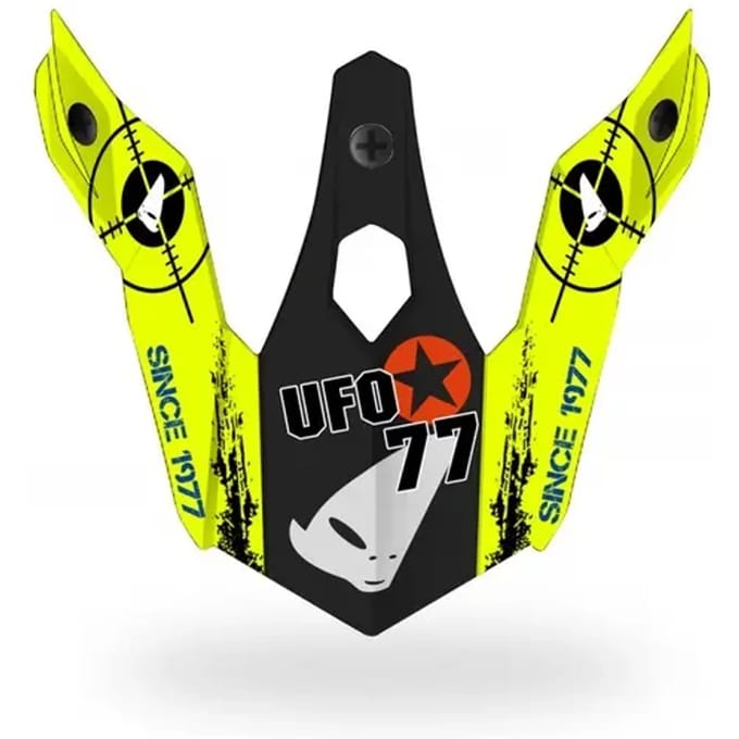 Vizier voor motorcrosshelm UFO Bomber