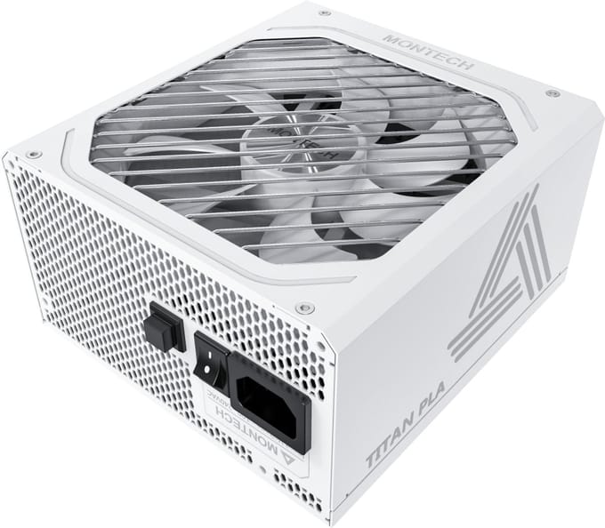 Montech TITAN PLA 1000W Voeding - 1000 Watt - 135 mm - ATX 3.1 - 80 Plus 80 PLUS Platinum