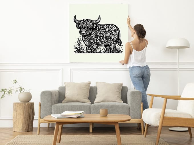 Kunstprint | Wanddecoratie | Dibond | 50 × 50 cm