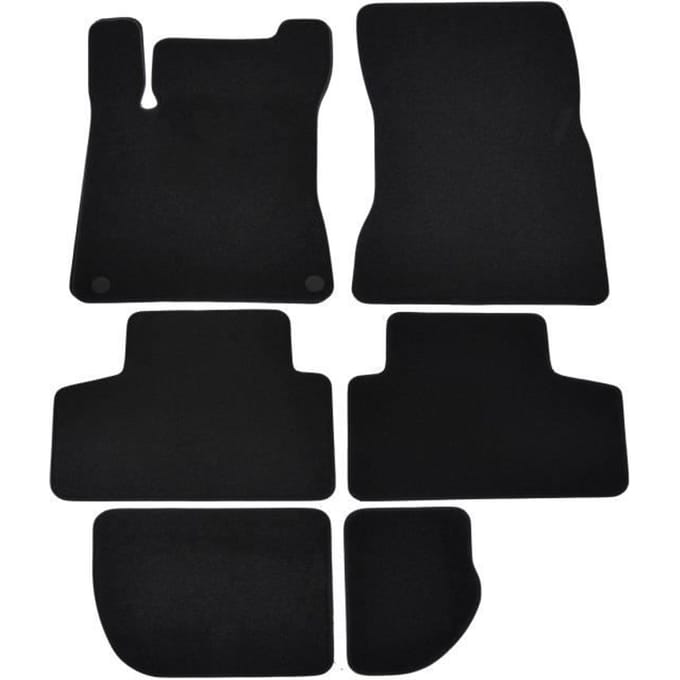 Tapis de sol - Mercedes - GLB X247 - 6 pièces - Antidérapant - Imperméable