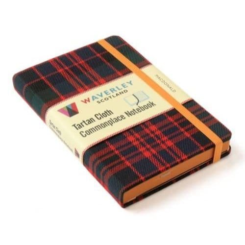 Waverley (M): Macdonald Tartan Cloth Commonplace Notebook