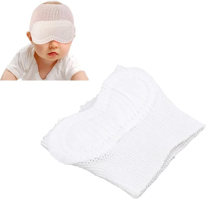 Blindmasker voor baby's: licht vermijdend, ademend net, oogklep voor pasgeborenen.