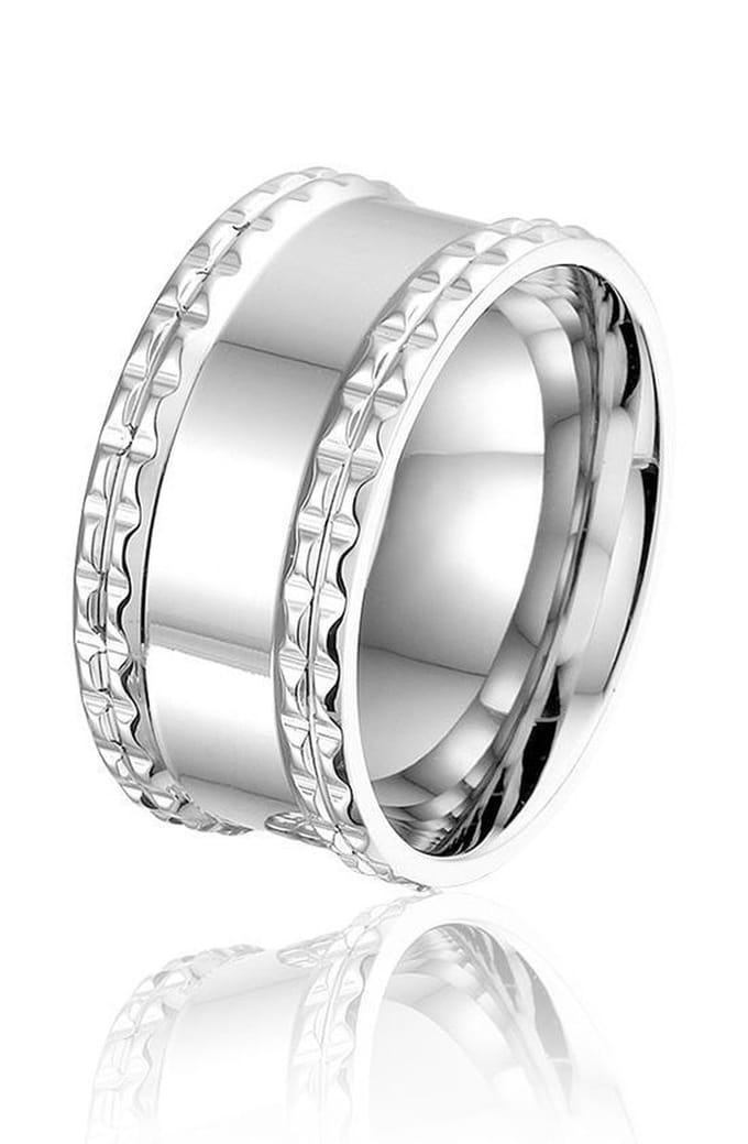 Montebello Ring Hebe - 316L Staal - 10mm - Maat 50-16mm