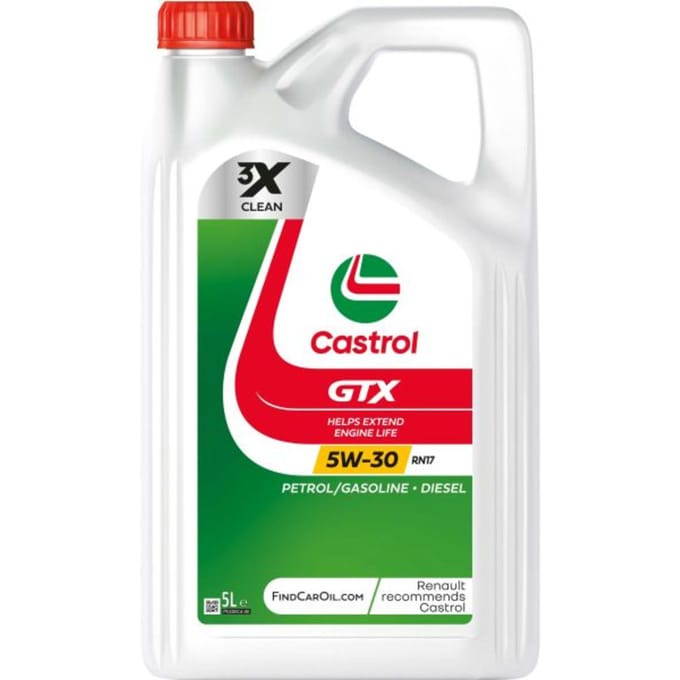 Motorolie CASTROL 15F6E5 GTX 5W30 RN17 5L