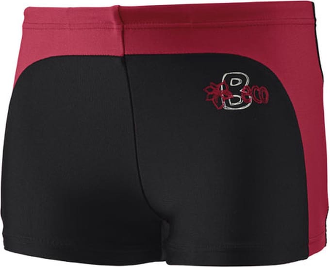 BECO Zwemboxer - Jongens - Polyamide/elastaan - Rood/zwart - Maat 152