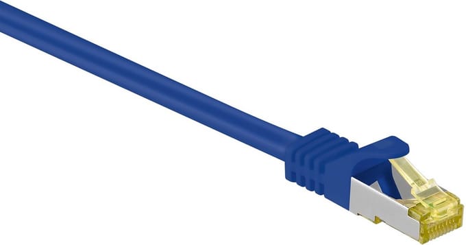 S/FTP CAT7 10 Gigabit netwerkkabel / blauw - LSZH - 7,5 meter