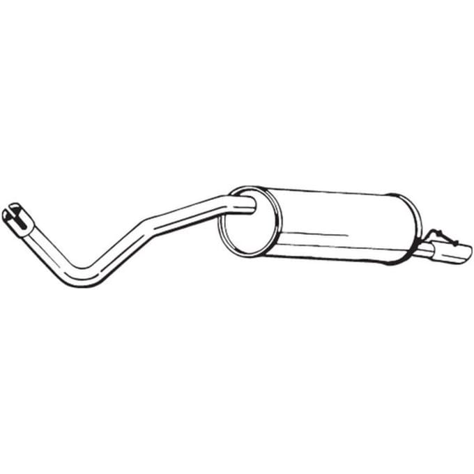 Geluiddemper achter BOSAL 279-645