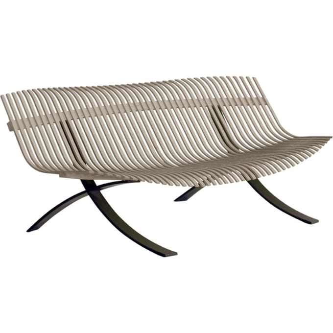 Fermob - Charivari Bank - 14 muskaat - drop - beige