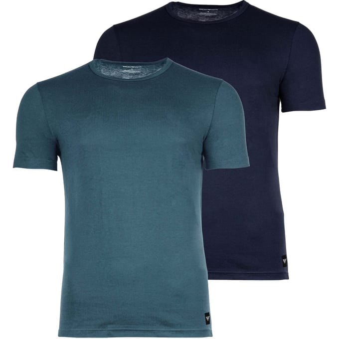Emporio Armani T-shirt ESSENTIAL LOGOLABEL Set van 2