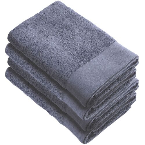 Walra Soft Cotton Handdoek 70 x 140 cm 550 gram Indigo - 4 stuks