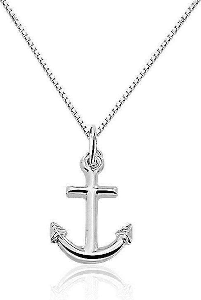 Montebello Ketting Anker - 925 Zilver - 12x20mm - 42cm