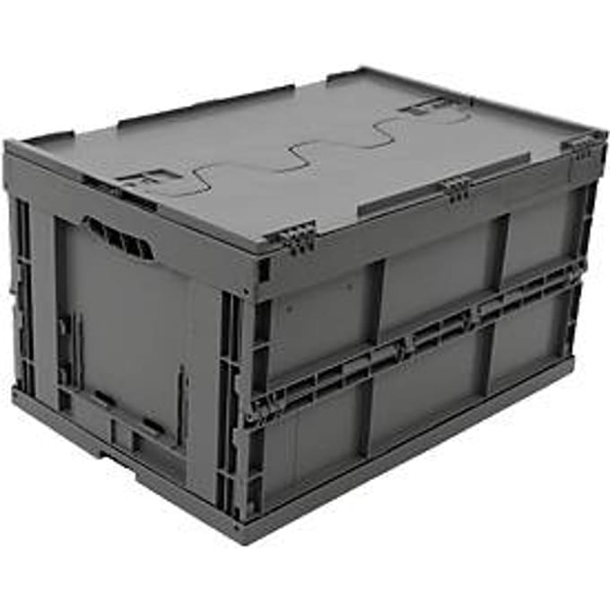Vouwbox Euronorm 6432 NG DL, grijs