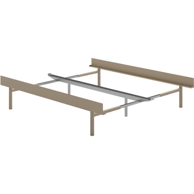 Moebe Bed 90-180 cm - Höhe 39 cm - sand