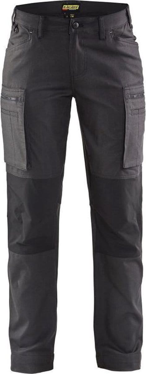 Blaklader Service Werkbroek Dames stretch 7159-1146 - Vrouwen - Donkergrijs/Zwart - 48