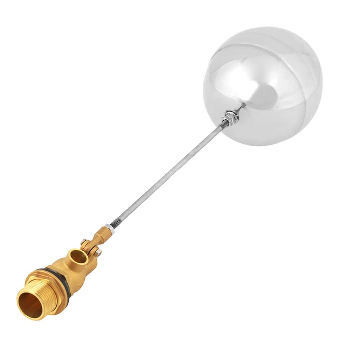 G3 4  DN20 Schroefdraad Man Water Sensor Vlotter Verstelbaar Roestvrij Staal Zwevende Bal white