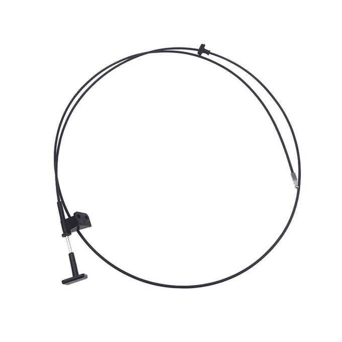 Câble de verrouillage de capot de voiture 1 pièce avec poignée de traction pour Honda Civic 74130-S04-A01ZA black