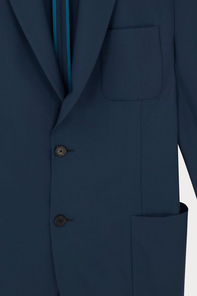 Paul Smith Mens 2 Button Jacket Petrol Green Größe: 50 | Blazer Outlet | Herren | Grün