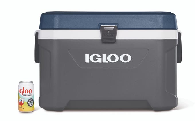 Igloo Maxcold 54 - Grote koelbox - 51 Liter – Grijs