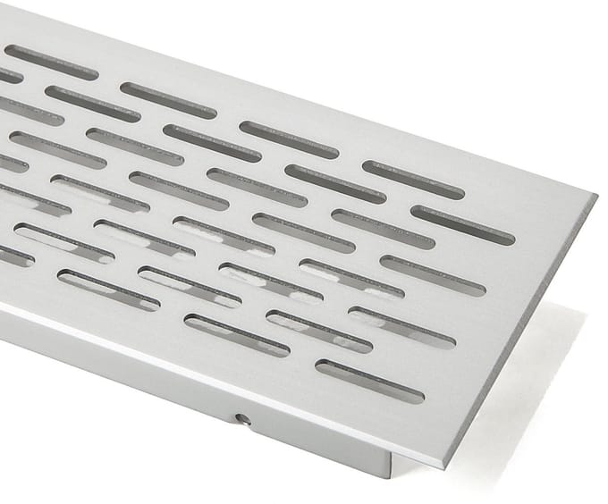 SO-TECH® Ventilatierooster Perforatie ovaal L: 500 mm Aluminium (EV1)