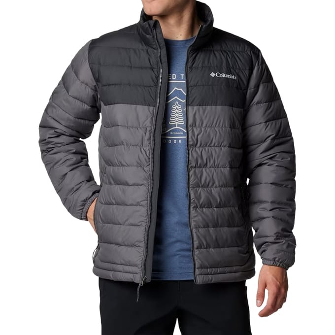 Columbia Powder Lite II Jacket winterjas donsjack gevoerd 2086964 023 grijs