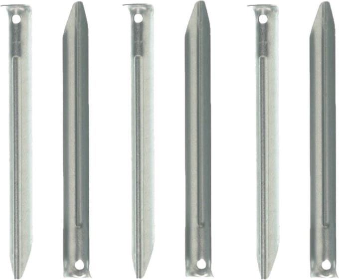 Tent haringen - 60x stuks - metaal - halfrond - 30 cm - tentharingen