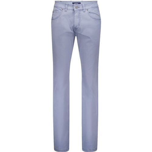 Gardeur Broek Bill Everyday Essential Fine Pattern Soft Touch Comfort Stretch Midden Blauw / male