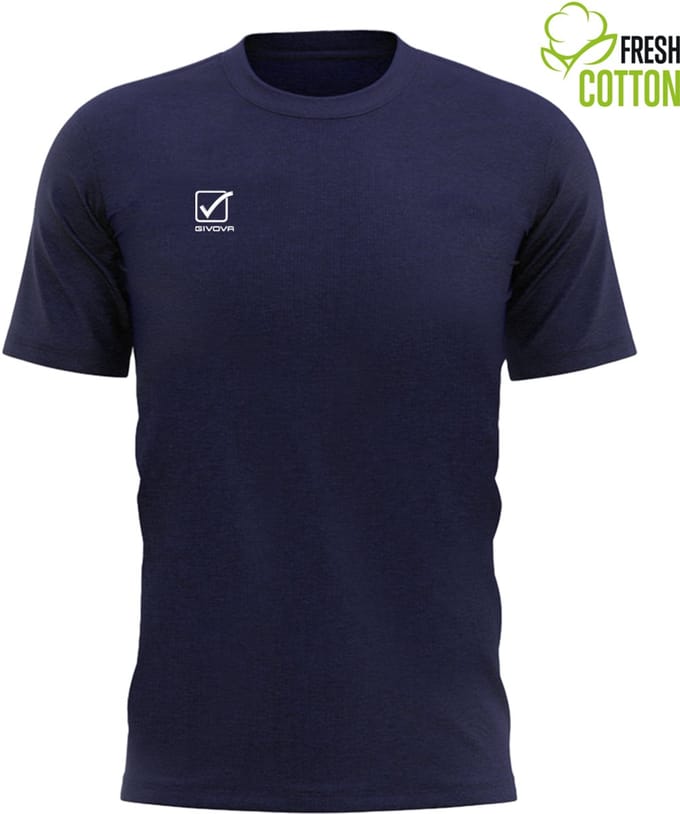 T-shirt Givova Cotone Zwart Zwart - XS