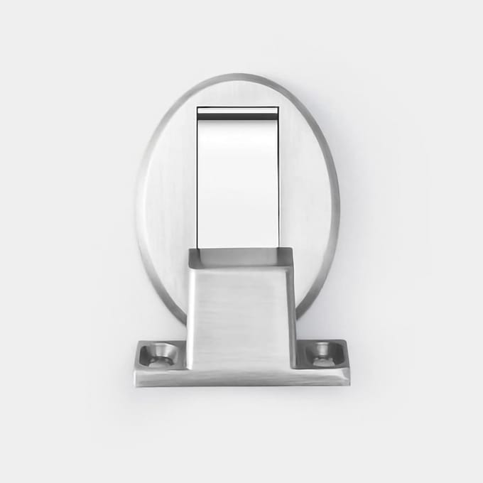 Magnetische Deurstoppers - Deurvanger RVS - Deur Open Houden - Muurbevestiging - 1 stuk - Zilver