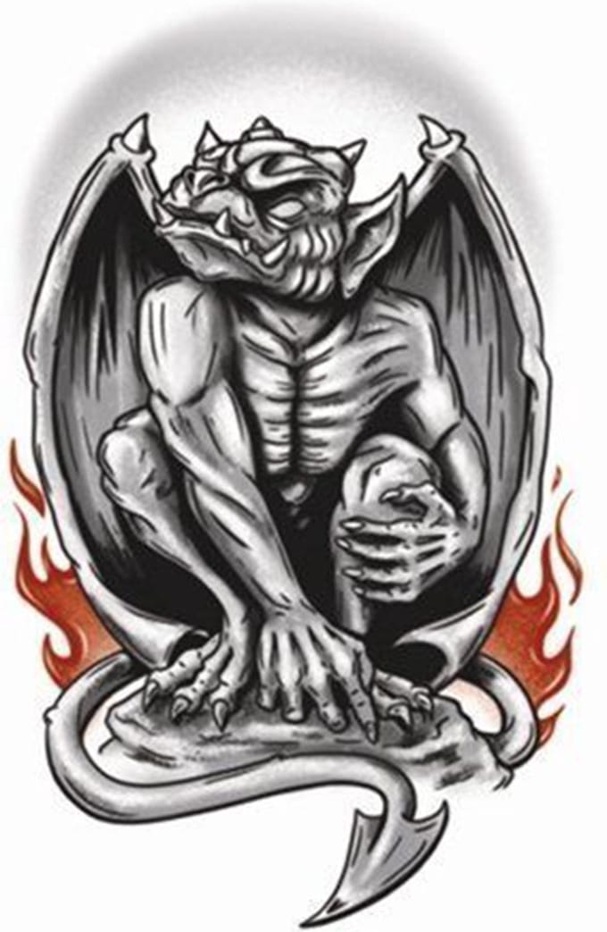 Tattoo Gargoyle - Stempel