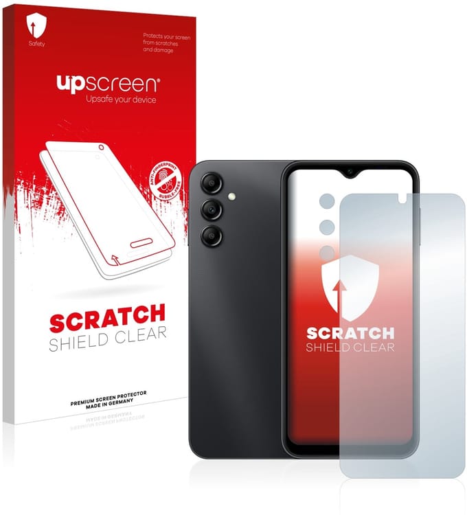 upscreen - Screenprotector voor Samsung Galaxy A14 5G (Voor+Camera) - Folie Beschermfolie transparant