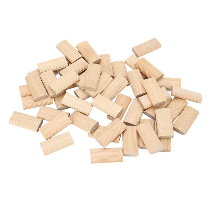 50 Stuks Houten Plug 10x50mm Massief Beukenhout Tenon Insteekblok voor Houtbewerking Meubelverbinding