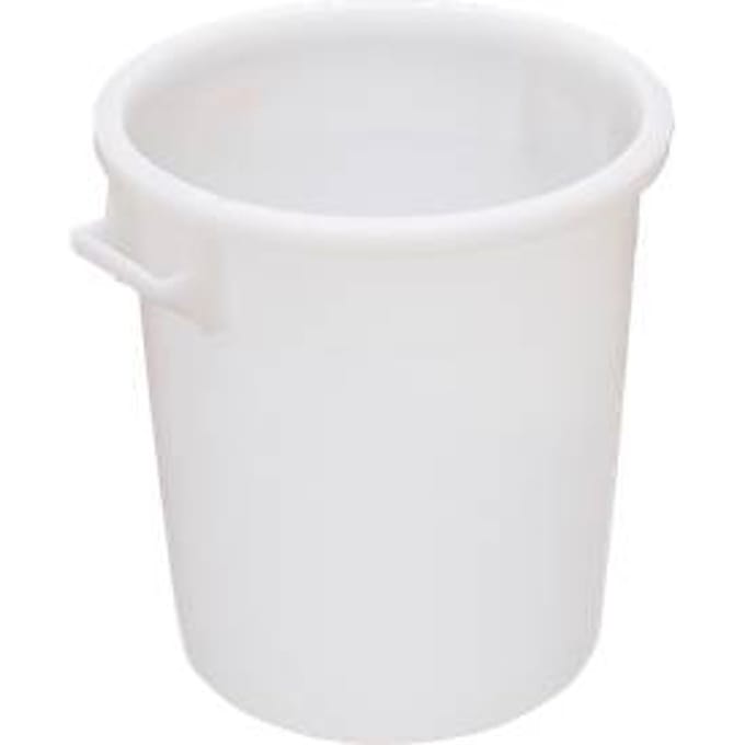 Ton, van HDPE, stapelbaar 35 liter, naturel