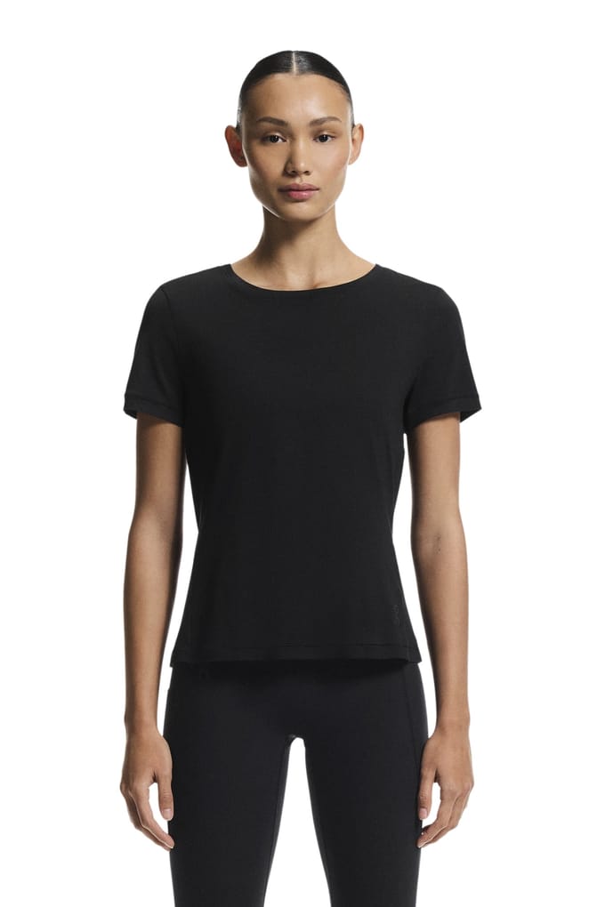 On Studio-t 1 Black Maat: XL | Sport Shirts Outlet | Dames | Zwart