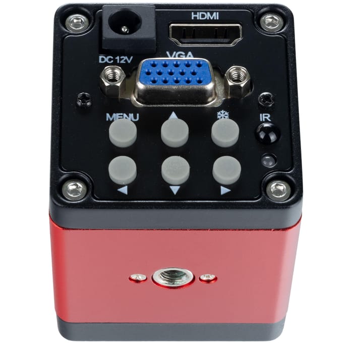 Rosfix Microscoopcamera Draco RED PRO KMDRP-HDMI-VGA - 2MP C-Mount, HDMI/VGA
