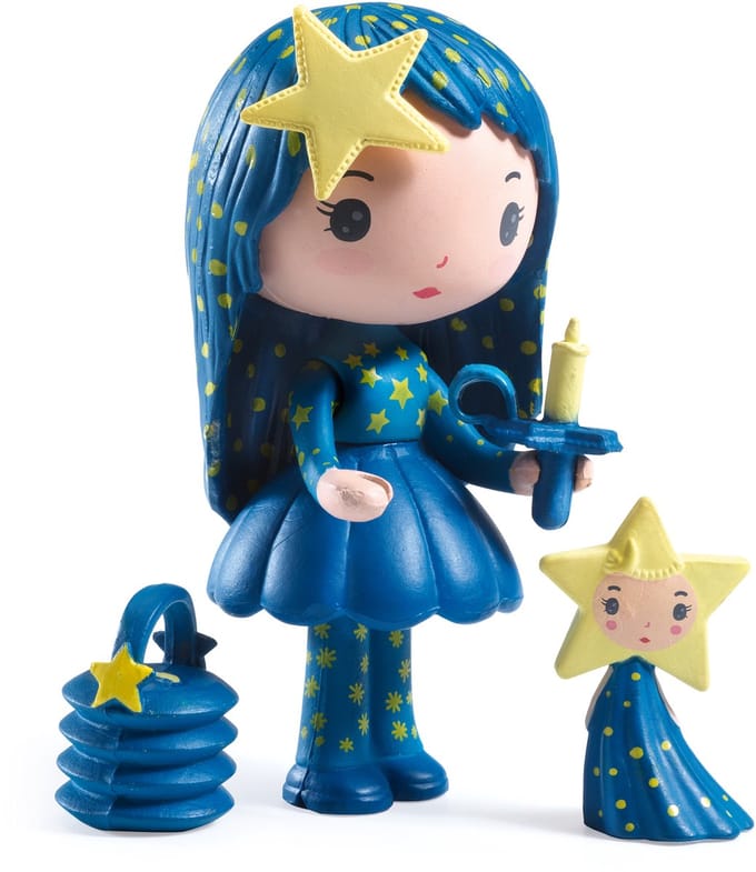 Djeco tinyly Luz & Light speelfiguur - fantasiewereld poppetje.