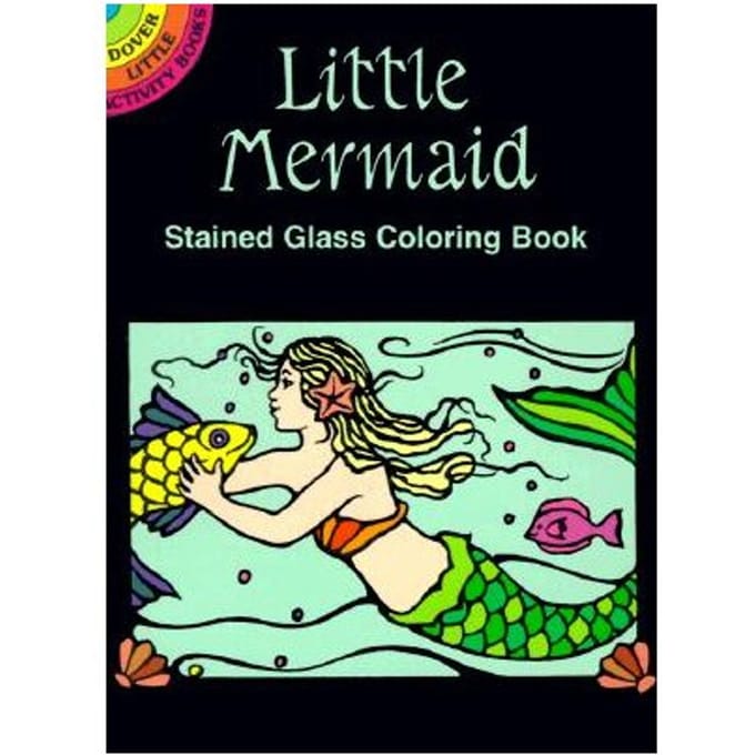 Little Mermaid Stained Glass Coloring Book - Noble, Marty